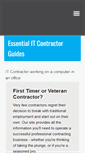 Mobile Screenshot of itcontracting.com